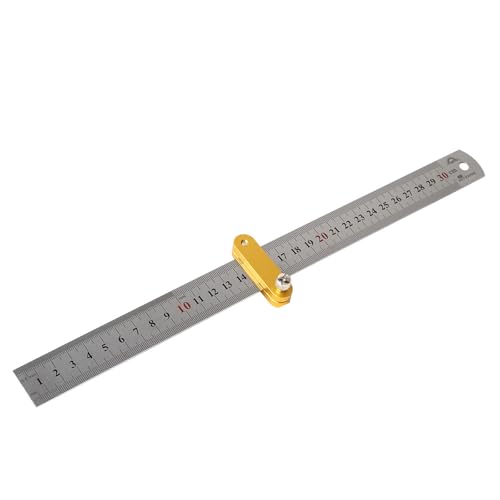 木工用 PPocket 定規 メタル スライド ストップ マーキング ゲージ ポケット スクライブ 測定 ツール キャビネット 金具 ジグ