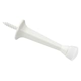 National Hardware N830-544 Rigid Door Stop, White, 3 in