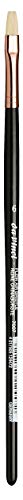 da Vinci Hog Bristle Series 7007 Plein Air Oil Painting Brush, Flat Short with Black Lacquered Handle and Copper Ferrule, Size 6 (7007-06)