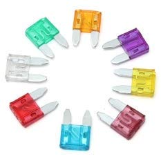 VNU WORLD Fuses for Bikes and Cars (Mini Fuse Blade) (10amp to 40 Amp) (24 Pc)