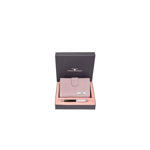 URBAN FOREST Tammy Du Rose Leather Wallet Combo Gift Set for Women