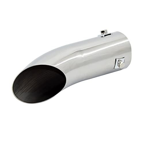 59mm Car Exhaust Pipe Exhaust System Muffler Tail Pipe Tip Silencer Stainless Steel Mufflers Univers