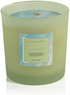 Zodax Limoncello Illuminaria Sorbet Jar Candle 3-Wick 19 Ounce