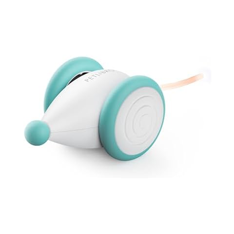 PETLIBRO Interactive Cat Toys for Indoor Cats, Automatic Cat Toy with LED Lights, Cat Mouse Toys, Smart Sensing Moving Electric Cat Toys, USB Rechargeable Cover