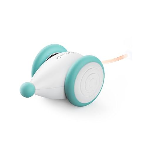 PETLIBRO Interactive Cat Toys for Indoor Cats, Automatic Cat Toy with LED Lights, Cat Mouse Toys, Smart Sensing Moving Electric Cat Toys, USB Rechargeable