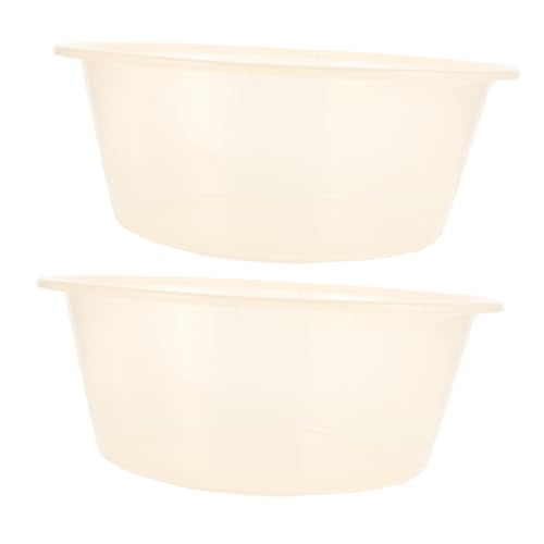 Tina grande para remojo de pies de plástico transparente 2 pcs miniatura 1
