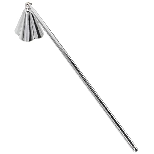 Ciieeo Stainless Steel Candle Snuffer Candle Extinguisher with Long Handle for Safely Putting Out Flames for Scented and Decorative Home Accessory