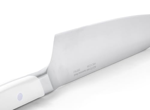 Image of Misen 8 Inch Chef's Knife, ACUTO440 Japanese High-Carbon Steel Kitchen Knife, White