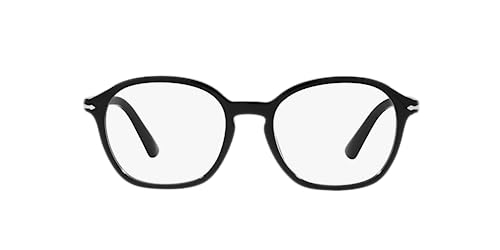 Preisvergleich Produktbild Persol Damen Po3296v Brillenrahmen, quadratisch, für verschreibungspflichtige Brillen, Schwarz / Demo-Objektiv, 51 mm
