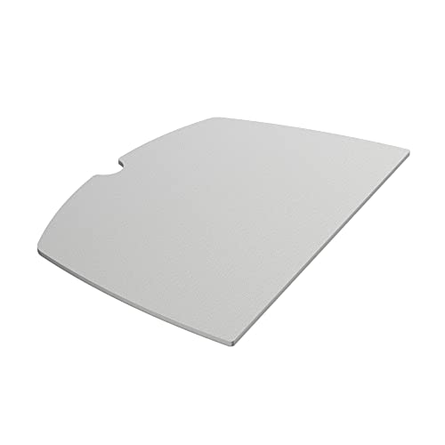MaTaDa® Edelstahl Grillplatte massiv I BBQ Plancha - passend für Weber Q100 I Q120 I Q140 I Q1000 I Q1200 I Q1400 Cover