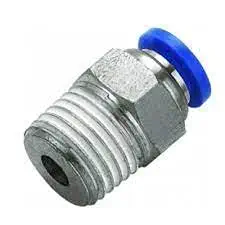 10 mm x 1/2 Bsp Pneumatic Push Type Fittings Male BSP Thread Brass Connector 2 X Pcs