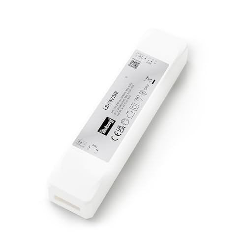 illuburg Trasformatore LED 24V 75W Senza Sfarfallio per LED Strisce Lampada Mobili LED Alimentatore Driver