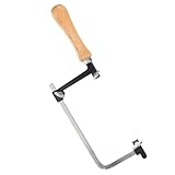 GALPADA Mini U förmiger Sägerahmen mit Holzgriff Verstellbare Bogensäge für Schmuckherstellung...