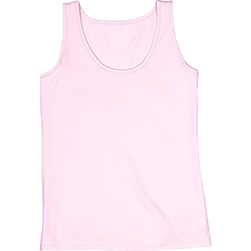 Hanes Women's Scoopneck Cotton Jersey Tank, Classic Cotton Tank Top, Lightweight Cotton Tank for Women