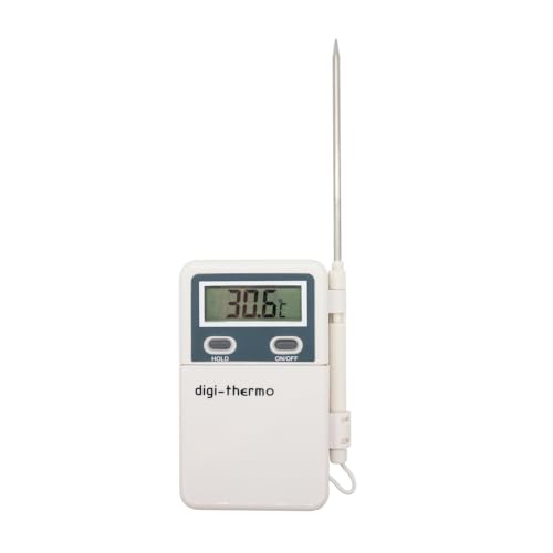 Termómetro digital de mano con sonda y pantalla -50º +300ºc 25fr0485 Agtwt2 Ideal para equipos de aire acondicionado, climatización, cocina, asado y laboratorios