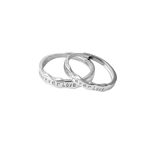 Alliance Argent 925 Couple : Unir vos cœurs avec la Bague Amour pour Toujours
