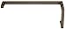C.R. LAURENCE SQ8X240RB CRL Oil Rubbed Bronze "SQ" Series Combination 8" Pull Handle 24" Towel Bar