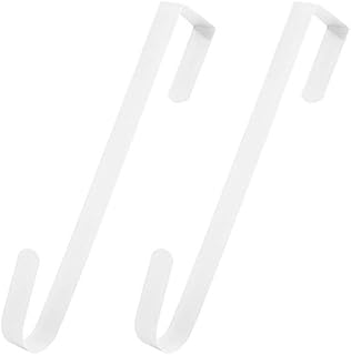 Cooraby 2 Pack Metal Christmas Wreath Door Hanger Christmas over the Door Hooks Wreath Hook Holder for Christmas Home Office Wall Wedding Wreath Display