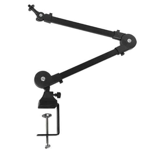PRATYAHARA Support de Bras de Microphone Robuste en Métal Réglable et Pliable pour Les Performances en Studio et en Direct