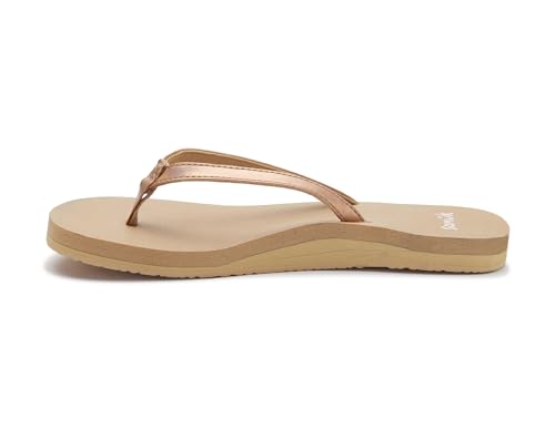 Image of Sanuk Yoga Joy Womens Flip Flops | Yoga Mat Footbed | Sandals for Women | Womens Yoga Sandals | Women's Beach Sandals