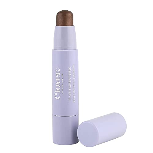 Clover Plush Pigment Cream Eyeshadow Stick | Creamy Texture, Long Lasting Eye Makeup, Less Smudge, Shimmery Eyeshadow | Cruelty-Free & Vegan Eye Makeup | Shade - Revolution