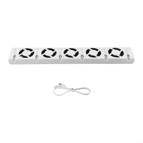 CNANRNANC Set di ventole per termosifone, risparmio energetico, 5 ventole di...