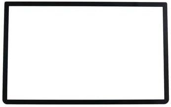 Glass Top Upper Screen Frame Lens Cover LCD Screen Protector with Adhesive for 3DS XL/New 3DS XL LLConsole(Black) image 3