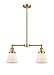 INNOVATIONS LIGHTING 209-SG-G61 Small Cone 2 Light Chandelier