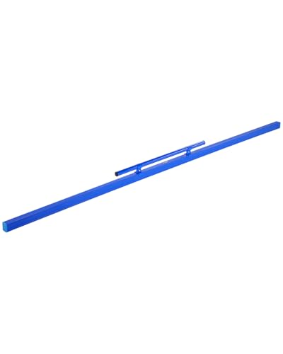 VEVOR Chape de Béton 2445 mm Outil de Nivellement de Ciment Aluminium avec Niveau à Bulle, Poignée Amovible, Nettoyage Facile, pour Niveler Sols,...