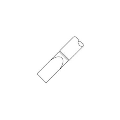 Metcal STTC-165 STTC Series Soldering Cartridge for Most Standard Applications, 775°F Maximum Tip Temperature, Large Chisel, 5.0mm Tip Size, 11.4mm Tip Length