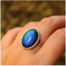 ANEL ASTRAL (MUDA DE COR) OVAL COM DETALHES - ANEL DO HUMOR