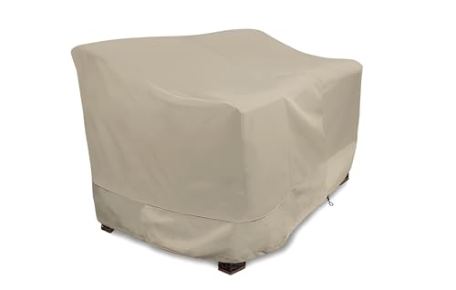 Eevelle Patio Bench Cover - Marinex Marine Grade Fabric - Waterproof - Outdoor Bench Covers - Durable Lawn Patio Loveseat Cover - All-Weather Protection - (31