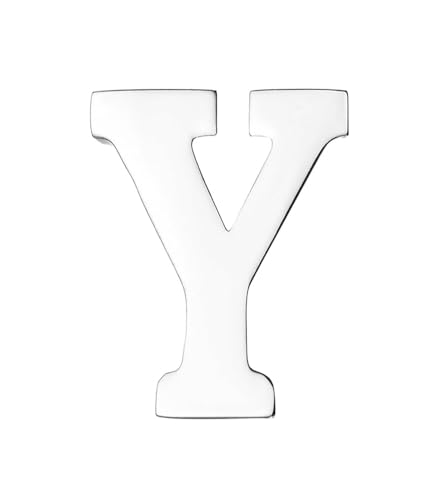 Image of vmcoatdu A-Z Initial Pins 26 Letters Pins 18K Gold Plated and Silver Tone Metal Brooch Breastpin Badge