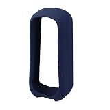 NbgrvB Custodia protettiva in silicone per Garmin Edge Explore 2, custodia morbida anti-caduta con design antiurto, leggera e sottile, per computer da ciclismo, bianco e blu
