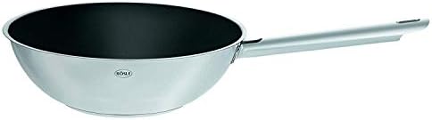 Rosle 13119 Wokpan Elegance, Stainless Steel 18/10, Black