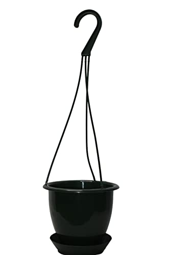 Dogwood Farm Market 4.5'' Mini Dark Green Plastic Hanging Basket by Koba (5)