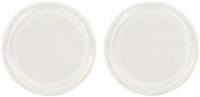 2 Packs Silicone Makeup Sponge -Pro Quality Gel Puff Sponge Silicon Blender (Round)