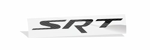 Reflective Concepts SRT Rear Emblem Overlay Decal Sticker- 2014-2021 Jeep Grand Cherokee SRT - (Color: Carbon Fiber)