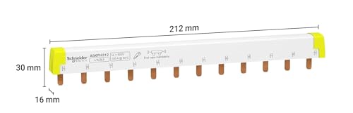 Peines de conexión Schneider Electric A9XPH312 Acti 9 3P 12 módulos para cuadros eléctricos 2
