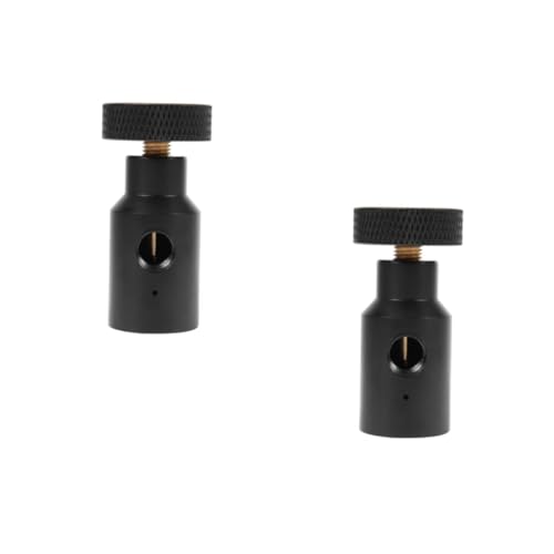 OUNONA 2 pcs Brass Soda Bottle Adapter Cylinder Tank Connector for Easy Refill Metal Construction Fits Thread Compact Lightweight Design