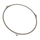 Toyvian Drehtellerring aus Kunststoff für Mikrowellen mit Einfachem Einbau und Elegantem Design Drehbarer Glasstützring für Mikrowellen Glasplatten Mikrowellenzubehör