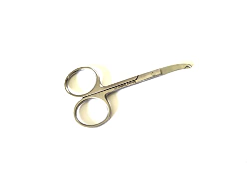 Image of Spencer Stitch Suture Scissors 3.5 inch Small Hook Shaped Tip German Stainless