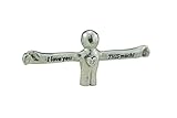Figura I Love You This Much - Regalo único del 12 aniversario para marido o esposa