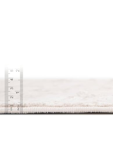 Tapete decorativo Beige 5 x 8 pies miniatura 3