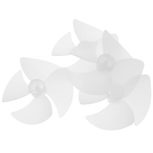 FRCOLOR Aspas de Ventilador de Plástico para Microondas, 4 Piezas de Repuesto de 10,8 Cm de Diámetro, Hélices para Motor de Ventilador, Repuesto Silencioso y Duradero para