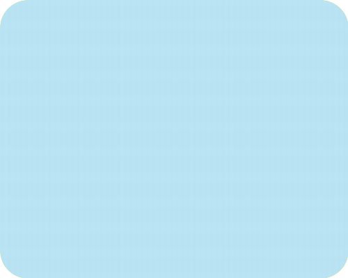 Medium Glass Worktop Protector - Soft Blue - 40 x 30cm