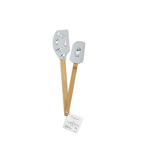 Cooksmart Pack of 2 Spatulas for Cooking, Coastal Birds - Image 2