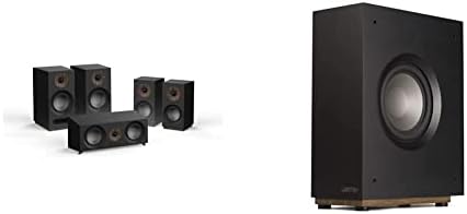 Jamo Studio Series S 803 HCS-BLK Black Home Cinema System & Studio Series S 808 Subwoofer (Black)