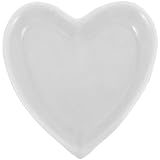 Plat à bijoux en forme de cœur : design créatif, ce plat à bijoux en céramique est délicat et offre un bel effet décoratif