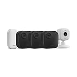 Blink Outdoor 4 + Mini 2 – Wireless smart security camera, two-year battery life, 1080p HD day and infrared night live view. Sync Module Core included – 3 camera system + Mini 2 (White)